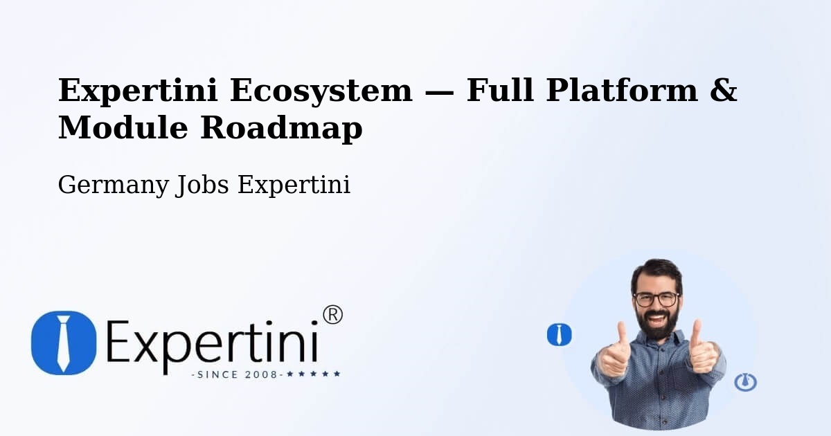 Expertini Ecosystem — Full Platform & Module Roadmap – Witten